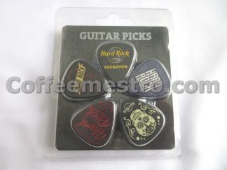 Hard Rock Cafe Shenzhen China Guitar Picks Set of 5