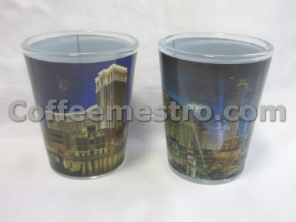 Macao Venetian and Parisian 2 Souvenir Shot Glasses