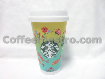 Starbucks China Koi Fish Graphic Stainless Steel Tumbler