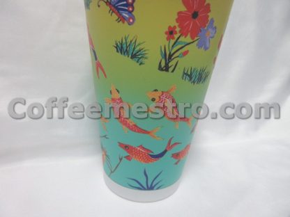 Starbucks China Koi Fish Graphic Stainless Steel Tumbler