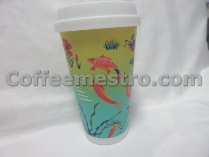 Starbucks China Koi Fish Graphic Stainless Steel Tumbler