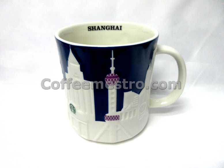 Starbucks 2012 New York City Relief Ceramic Cup Mug 16 Oz