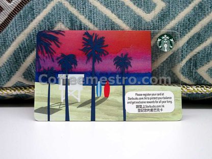 Starbucks Hong Kong Beach Card