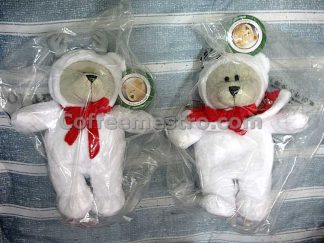 Starbucks Hong Kong Christmas 2019 Bearista Bears Set of 2 (Boy and Girl) 164th Edition
