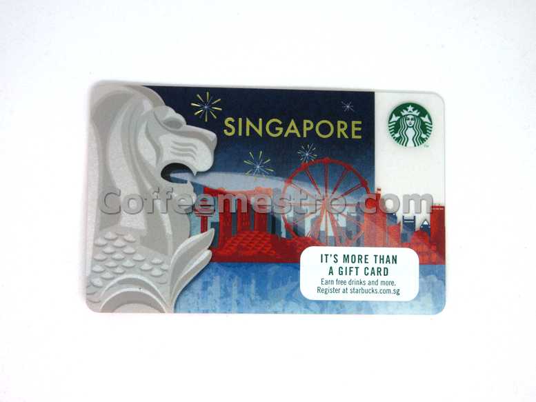 Starbucks Singapore Merlion Card For Collector | coffeemestro.com