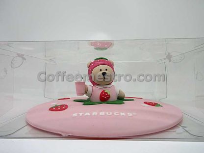 Starbucks Taiwan Silicone Strawberry Bear Mug Cover